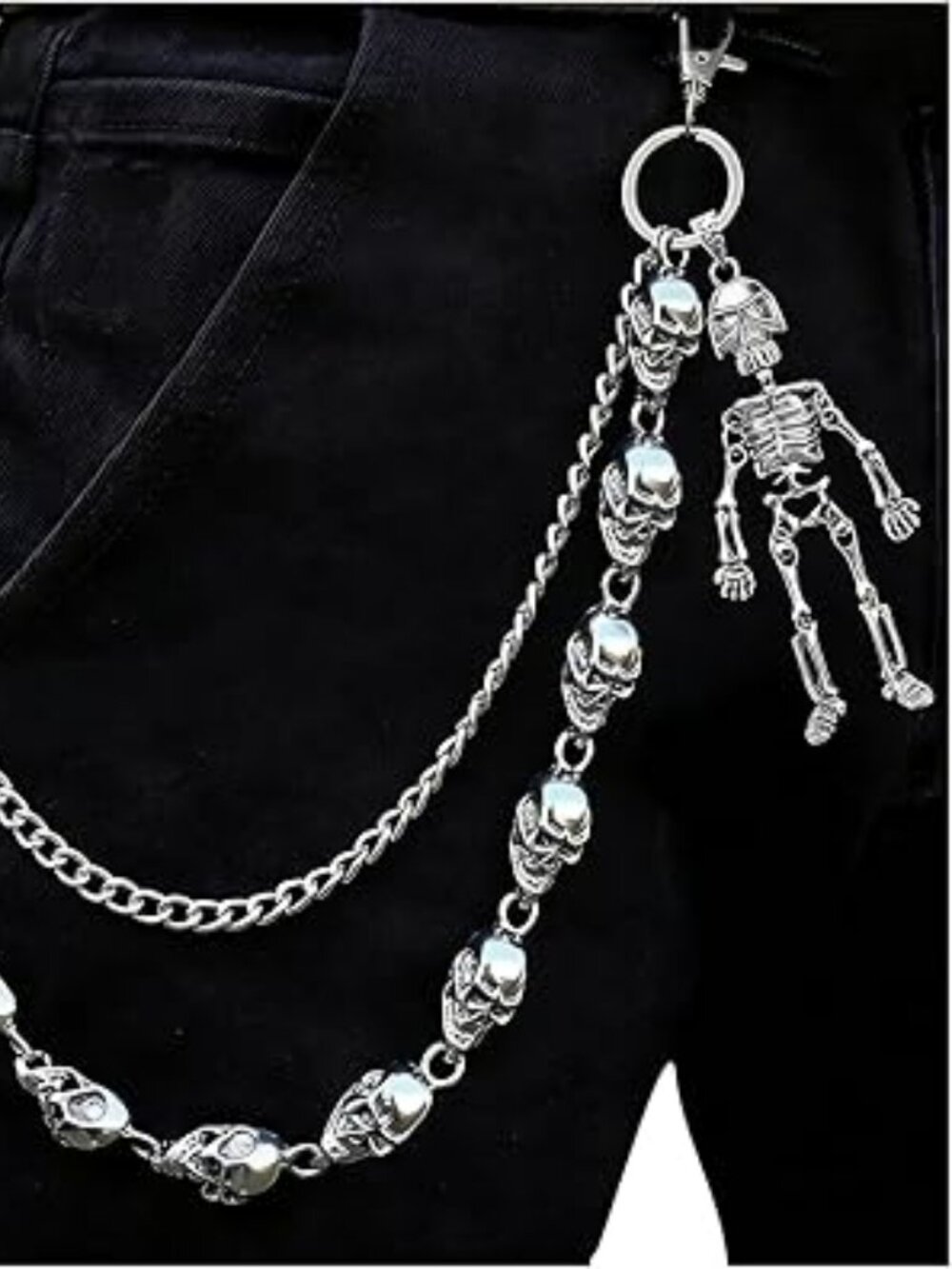 NEW Skull Pants Chain for Men Women Cool Wallet Chain Gothic Punk Jean Goth Punk